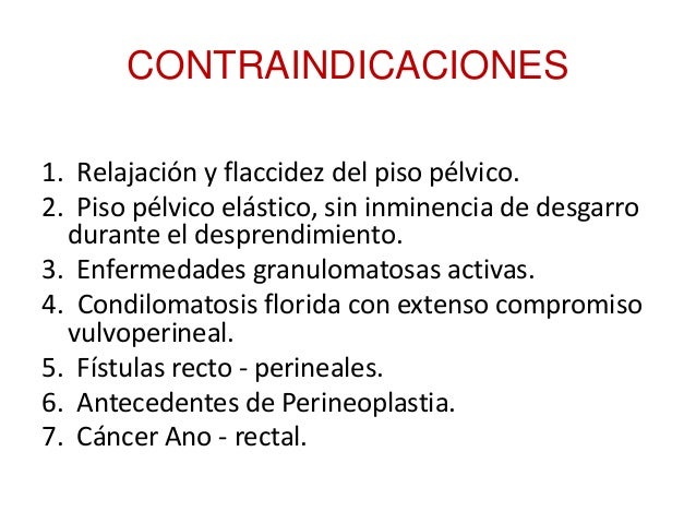 indicaciones para episiotomia